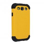 2 Piece Hybrid Rugged Hard PC Soft Silicone Back Case Cover For Samsung S3